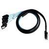 Picture of CableCreation [Reversed Cable] Mini SAS 36Pin (SFF-8087) Male to 4 SATA 7Pin Female Cable, Mini SAS (Target) to 4 SATA (Host) Cable, 0.5M/1.6FT