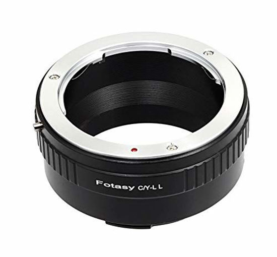 Picture of Fotasy CY Lens to Leica L Adapter, CY Leica T Adapter, CY Leica SL Adapter, CY Panasonic Sigma L Adapter, Compatible w Contax Yashica CY Lens & Leica SL TL2 TL & Panasonic Lumix S1 S1H S1R Sigma fp