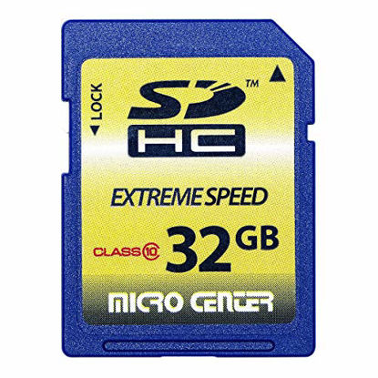 Picture of Micro Center 32GB Class 10 SDHC Flash Memory Card SD Card