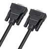 Picture of DTECH 5 Feet RS232 Serial Cable Female to Female 9 Pin Straight Through (Black, 1.5 Meter)