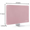 Picture of MOSISO Monitor Dust Cover 26, 27, 28, 29 inch Anti-Static Polyester LCD/LED/HD Panel Case Screen Display Protective Sleeve Compatible with 26-29 inch iMac, PC, Desktop Computer and TV, Pink