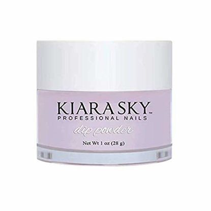 Picture of Kiara Sky Dip Powder. Lilac Lollie Long-Lasting and Lightweight Nail Dipping Powder, 1 Ounce