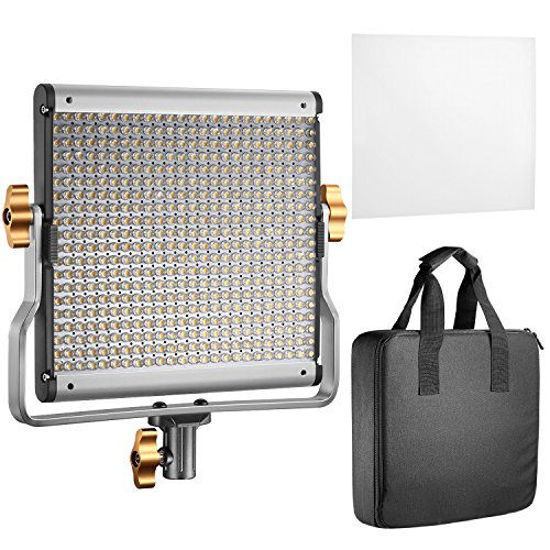 Picture of Neewer Dimmable Bi-Color LED with U Bracket Professional Video Light for Studio, YouTube Outdoor Video Photography Lighting Kit, Durable Metal Frame, 480 LED Beads, 3200-5600K, CRI 96+