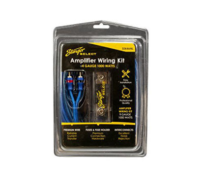 Picture of STINGER SSK4ANL 4Ga 1000W Complete Wiring Kit, Blue, 10.25"" x 7"" x 4"""