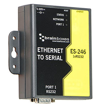 Picture of Brainboxes Device Server - 10Mb LAN, 100Mb LAN, RS-232 (ES-246)