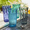 Picture of Optix 20-ounce Plastic Tumblers | set of 8 in 4 Coastal Colors