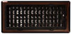 Picture of Decor Grates AJH410-RB Oriental Floor Register, 4x10, Rubbed Bronze