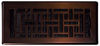 Picture of Decor Grates AJH410-RB Oriental Floor Register, 4x10, Rubbed Bronze