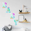 Picture of Pooqla Colorful LED Marquee Letter Lights with Remote - Color Changeable Light Up Alphabet Signs - Party Bar Letters with Lights Decorations for The Home - Multicolor E