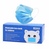 Picture of 50Pcs Kids Disposable 3 Ply Breathable & Comfortable Anti Dust Face Mouth Filter Tools for Children,Vacuum Packing