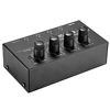 Picture of Neewer Super Compact 4-Channel Stereo Headphone Amplifier with DC 12V Power Adapter for Sound Reinforcement, Studio, Stage, Choir, Personal Recording, Features Ultra Low Noise (Original Version)