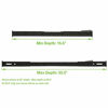 Picture of NavePoint Fixed Rack Vented Server Shelf 1U 19 Inch 4 Post Rack Mount Adjustable from 16-33 Inches