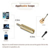 Picture of SUNYIN Electric Guitar Cable,Guitar Amp Cord 10-Feet Electric Instrument Cable Straight to Right Angle for Musical Instruments to Amp,Gold Plated 3.5mm&6.5mm Stereo Adapter,Audio Cable(Black),4 Picks