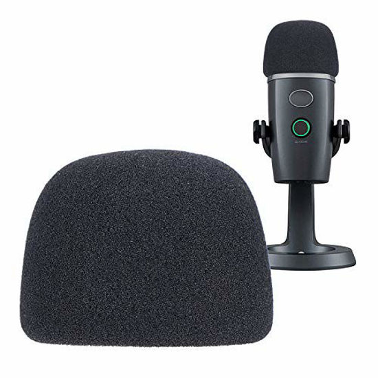 Picture of YOUSHARES Yeti Nano Microphone Foam Windscreen - Mic Wind Cover Pop Filter Foam Cover, Professional Customized for Blue Yeti Nano