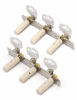 Picture of Metallor Classical Guitar Tuning Pegs Machine Heads Tuning Keys Tuners Single Hole 3L 3R Chrome.