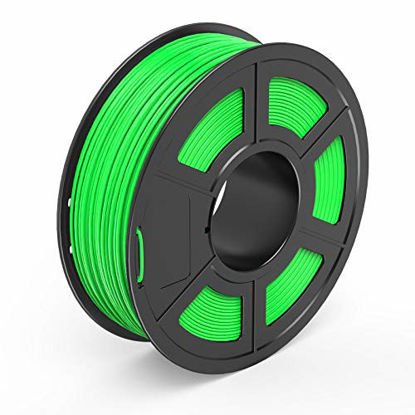Picture of TECBEARS PLA 3D Printer Filament 1.75mm Green, Dimensional Accuracy +/- 0.02 mm, 1 Kg Spool, Pack of 1