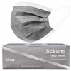 Picture of sckang 50pcs 3-Ply Disposable Face Mask Crowded Places Grey Masks