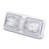 Picture of 5 Pack Leisure LED RV LED Ceiling Double Dome Light Fixture with ON/OFF Switch Interior Lighting for Car/RV/Trailer/Camper/Boat DC 12V Natural White 4000-4500K 48X2835SMD (Natural White 4000-4500K, 5)