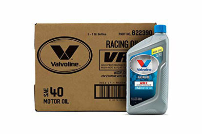 Picture of Valvoline VR1 Racing SAE 40 Motor Oil 1 QT, Case of 6