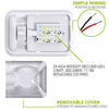 Picture of Leisure LED 12V RV Ceiling Dome Light RV Interior Lighting for Trailer Camper with Switch, Single Dome 300LM (Natural White 4000-4500K, 1-Pack)