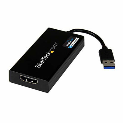 Picture of StarTech.com USB 3.0 to HDMI Display Adapter 4K Ultra HD, DisplayLink Certified, Video Converter with External Graphics Card - Mac & Windows (USB32HD4K)