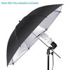 Picture of Neewer 33"/83cm Photo Studio Black/Silver Reflective Lighting Umbrella for Photography Studio Flash Light and Location Shoots