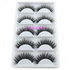 Picture of Luxurious 100% Siberian Mink 3D False Eyelash LASGOOS Degisn Natural Messy Winged Daily Fake Eyelashes 5 Pairs/Box (A04)