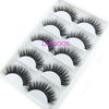 Picture of Luxurious 100% Siberian Mink 3D False Eyelash LASGOOS Degisn Natural Messy Winged Daily Fake Eyelashes 5 Pairs/Box (A04)