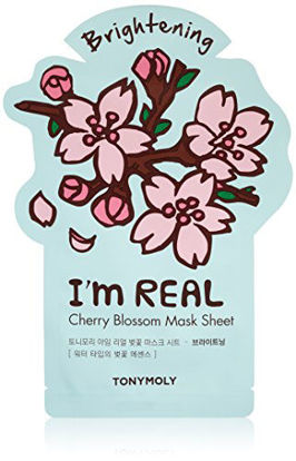 Picture of TONYMOLY I'm Real Cherry Blossom Brightening Mask Sheet, Pack of 1