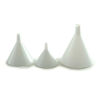 Picture of Norpro Plastic Funnel, Set of 3, Set of Three, White