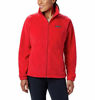 Picture of Columbia womens Benton Springs Full Zip Fleece Jacket, Red Lily, Large US