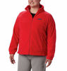 Picture of Columbia womens Benton Springs Full Zip Fleece Jacket, Red Lily, Large US