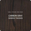 Picture of General Finishes Oil Base Gel Stain, 1/2 Pint, Carbon Gray