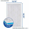 Picture of Aerostar Clean House 14x20x1 MERV 8 Pleated Air Filter, Made in the USA, 6-Pack, White