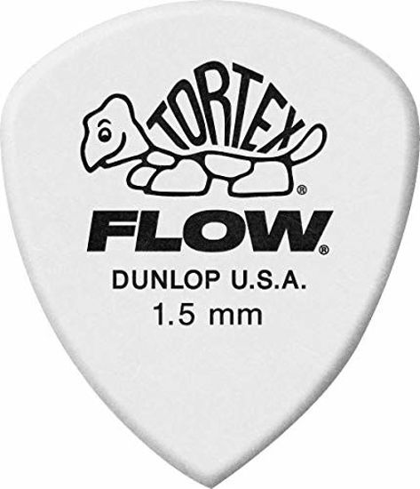 Picture of Jim Dunlop Tortex Flow Standard 1.5mm Guitar Picks (558R1.50),White