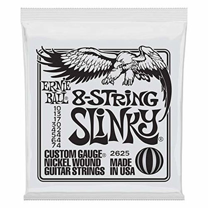 Picture of Ernie Ball 8-String Slinky Nickel Wound Set, .010 - .074