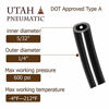 Picture of Utah Pneumatic Air Line 1/4" Od 32.8 Feet 10 Meters SAEJ844 Air Brake Tubing Nylon Air Ride Hose DOT Approved for Air Brake System Or Fluid Transfer(Nylon Tube 1/4)