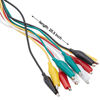 Picture of WGGE WG-026 10 Pieces and 5 Colors Test Lead Set & Alligator Clips,20.5 inches (5 PACK)