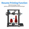 Picture of Creality Ender 3 V2 Upgraded 3D Printer with Silent Motherboard Meanwell Power Supply Carborundum Glass Platform and Resume Printing 220x220x250mm