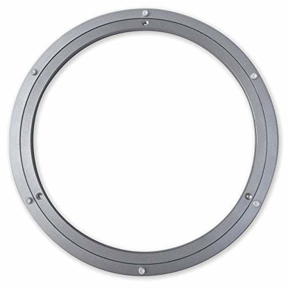 Picture of TROOPS BBQ Lazy Susan Turntable Ring - Medium-Duty Aluminum Lazy Susan Bearing Hardware Single-Row Ball Bearings for Heavy Loads (225 lbs. Capacity) - 16 Inches