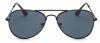 Picture of WODISON Classic Kids Aviator Sunglasses Reflective Metal Frame Children Eyeglass Black Frame Black Lens