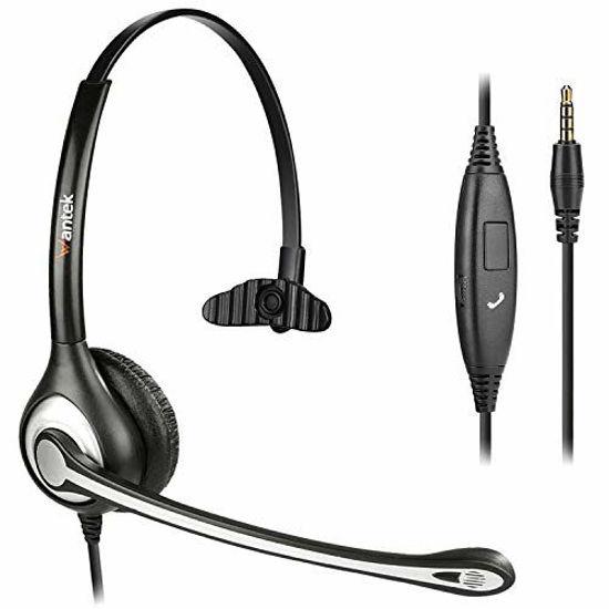 Wantek wired cell phone headset new arrivals