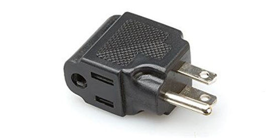 Picture of Hosa PWA-486 NEMA 5-15R to NEMA 5-15P Right Angle Power Adaptor