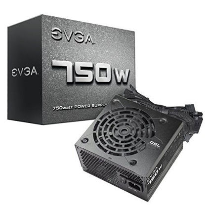 Picture of EVGA 750 N1, 750W, 2 Year Warranty, Power Supply 100-N1-0750-L1