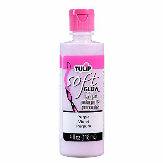 Picture of Tulip Soft Fabric Paint, Glow Purple 4 Fl Oz