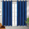 Picture of BGment Blackout Curtains for Living Room - Grommet Thermal Insulated Room Darkening Curtains for Bedroom, 2 Panels of 52 x 45 Inch, Classic Blue