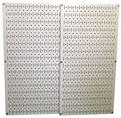 Picture of Beige Metal Pegboard by Wall Control - 2 Pack