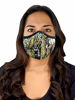 Picture of Designers Union Face Mouth Mask Dustproof Face UV Protective, Multi Layers Cover, Washable, Reusable Cotton Lite Weight Face Masks. Made in USA - (Leopard Camo 3pc)