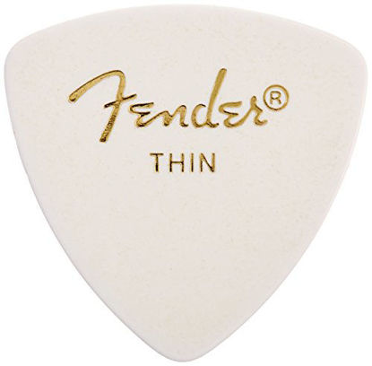 Picture of Fender 346 Shape Classic Celluloid Picks (12 Pack) for electric guitar, acoustic guitar, mandolin, and bass