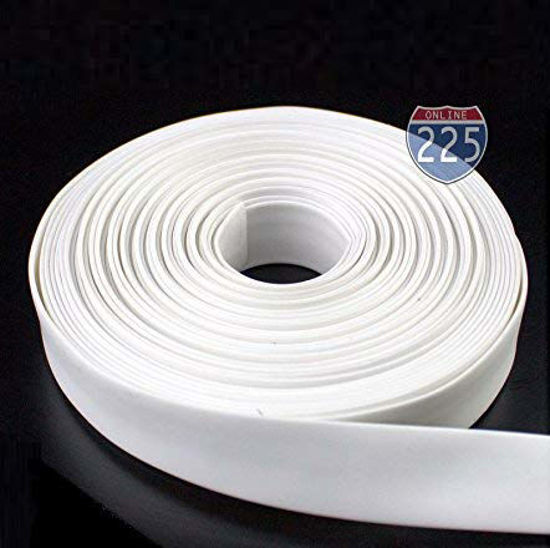 Picture of 25 FT 3/4" 19mm Polyolefin White Heat Shrink Tubing 2:1 Ratio